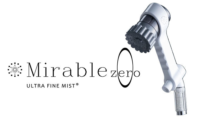 [Genuine Product] Science Mirable Zero Mirable Zero Ultra Fine Bubble Shower Head Chlorine Removal Function Tornado Stick Mist Water Stop Button Serial Number Included Mirable Mirable Plus Wrapping Available Latest Model Shower That is Not a Shower