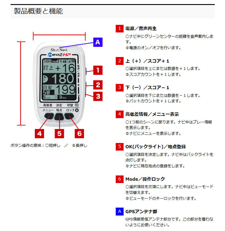 Shot Navi neo2HP ショットナビ ネオ2hp  [chsga]